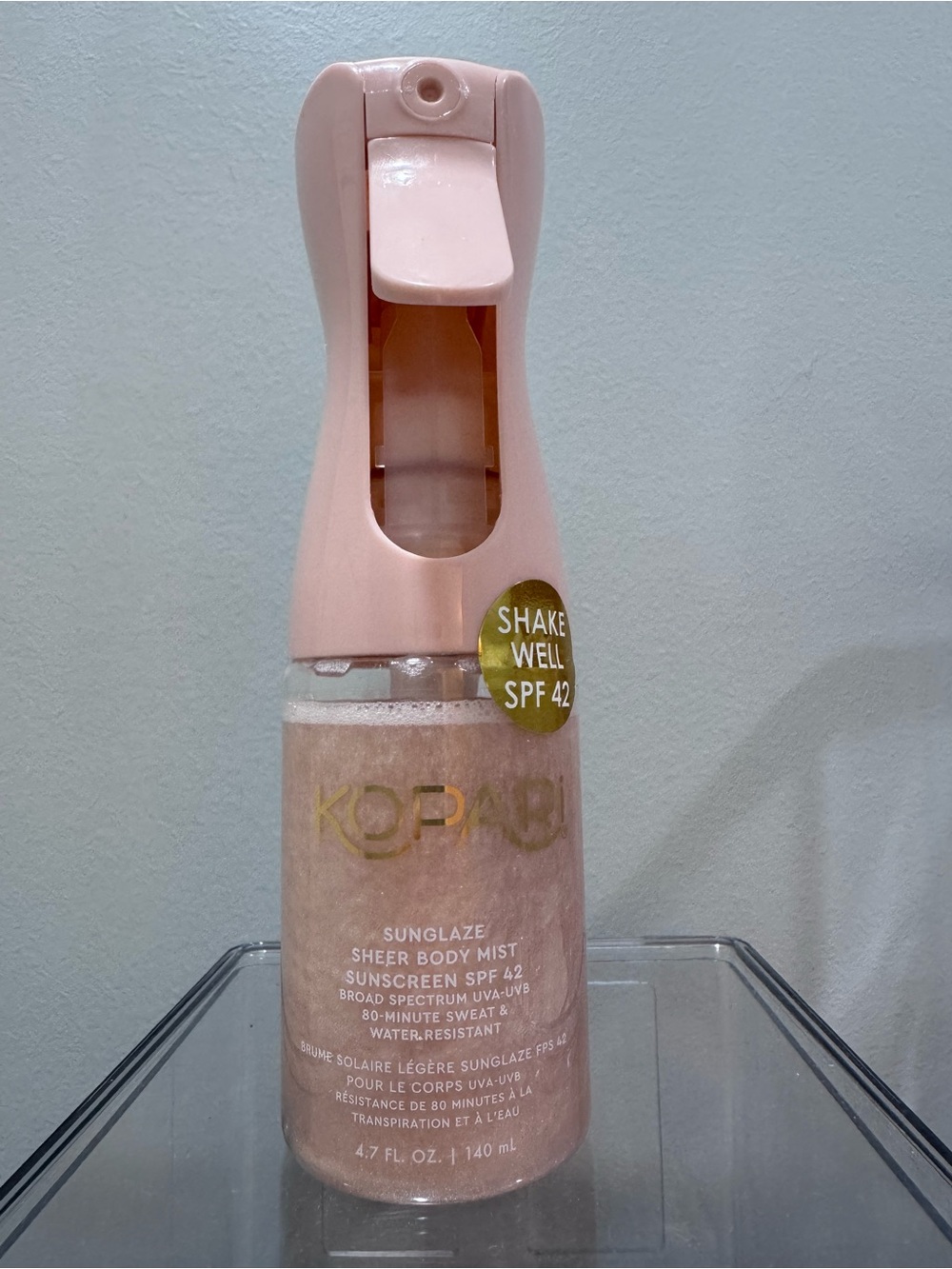 Kopari Sheer Body Mist Sunscreen in Pale Pink
